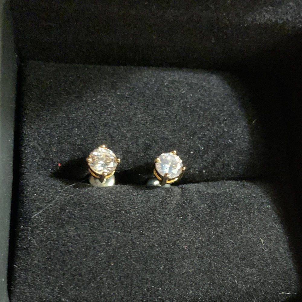 Happy Mother’s Day Elegant Made Swarovski Crystal Gold and Silver Stud Earrings
